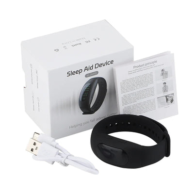Intelligent electronic sleep instrument micro-current pulse rest hypnosis insomnia wristband watch