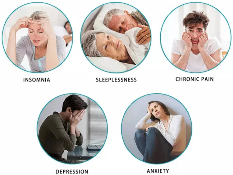 Anxiety Depression Relief Pulse Alpha-Stim Tens Physiotherapy CES microcurrent Therapy